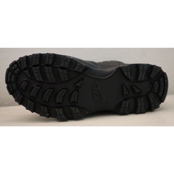 Nike 454350-003 Unisex Men's 6.5 Women's 8 Triple Black Manoa Leather Boots - Picture 5 of 8